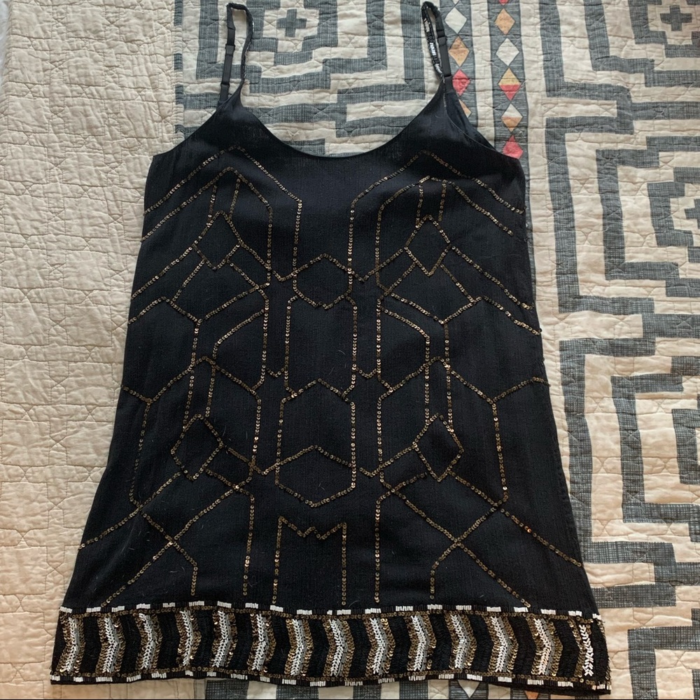 Love Sam Little Black Sequin Dress